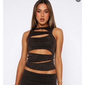 Less Than Zero Top Bronze